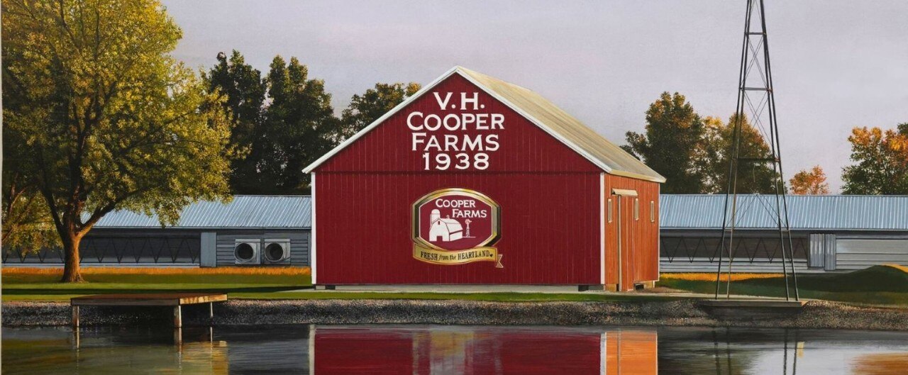 Exterior of the V.H. Cooper Farms facility