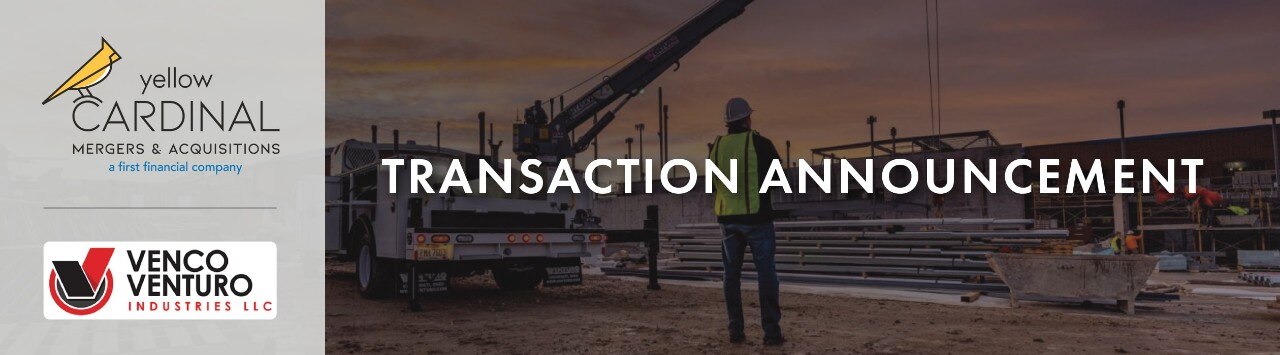 Yellow Cardinal Mergers & Acquisitions and Venco Venturo Industries LLC logos