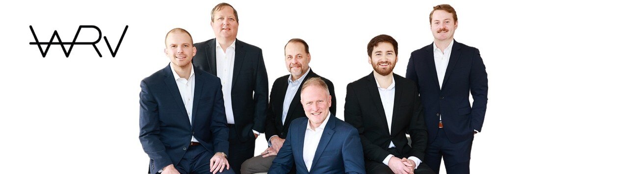 WR Valuation logo and team photo