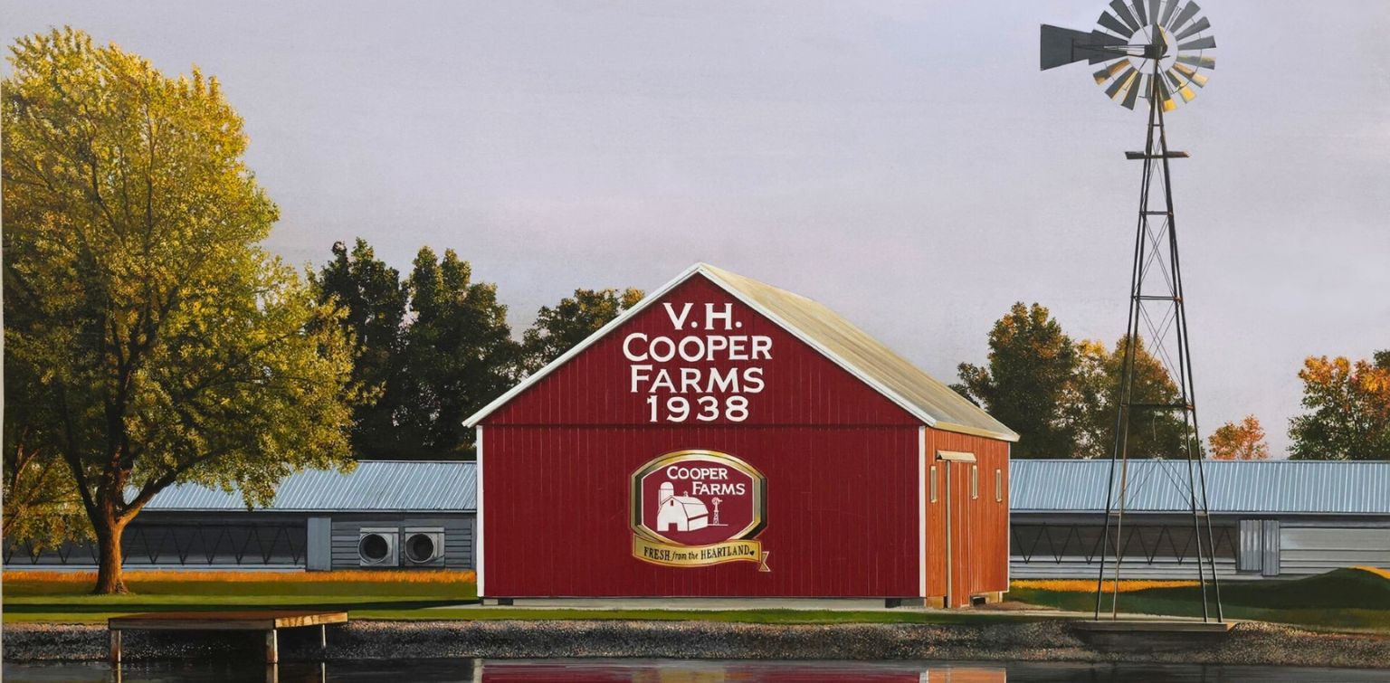 Exterior of the V.H. Cooper Farms facility