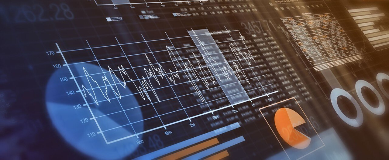 Digital display of financial data